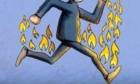 چهارشنبه سوری یا سوزی؟! / کاریکاتور