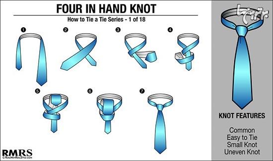 محبوب ترین روش های بستن کراوات