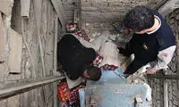 تصاویر سقوط مرد جوان در چاهک آسانسور