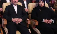 جهانگیری و همسرش در اختتامیه جشنواره فجر