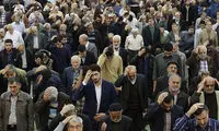 استقبال پیرمرد‌ها از نماز جمعه تهران