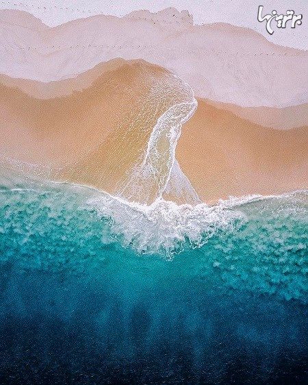 تصاویر هوایی خیره کننده از ساحل جنوبی استرالیا