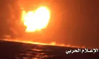 انهدام قایق نظامی ائتلاف سعودی در تعز