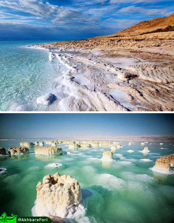 دریای مرده در غرب اردن