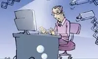 کافی‌ نت ها بعد از اجرای قانون جدید / کاریکاتور