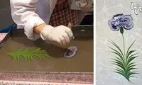 ابرو؛ تکنیک باستانی نقاشی روی آب
