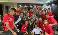 رختکن پرسپولیس بعد از برد مقابل پیکان