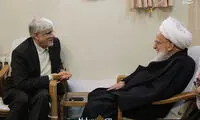 عکس: دیدار «محمدرضا عارف» با علماء