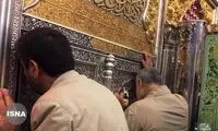 تصویری از حضور سردار در حرم حضرت عباس(ع)