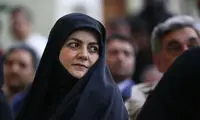 تصاویری از دختر پزشکیان در مراسم عزاداری