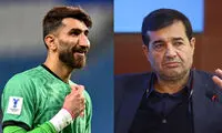 وزیر ورزش علنا پشت بیرانوند و تراکتور درآمد!