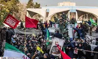 آئین تشییع حاج قاسم سلیمانی