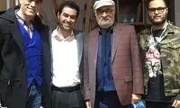شهاب حسینی و داریوش ارجمند در کنار پسرانشان