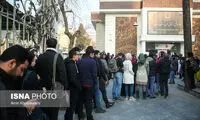 مراجعه برای اهدای خون در پی حادثه پلاسکو