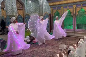 اجرای خاص چند زن در جشن تکلیف دختران در یک امامزاده