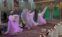 اجرای خاص چند زن در جشن تکلیف دختران در یک امامزاده
