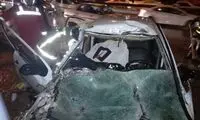 تصادف خونین دختر و پسرِ جوان در اتوبان بابایی