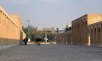 حریم منظر پل خواجو شکسته شد