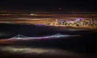 پل مه‌آلود ونکوور در عکس روز نشنال جئوگرافیک
