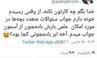 واکنش طنز جهرمی به ویدیوی بارش بادمجان