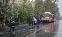 عکس: بارش باران پاییزی در تهران