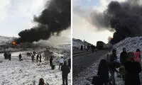 برخورد دو قطار مسافربری در سمنان