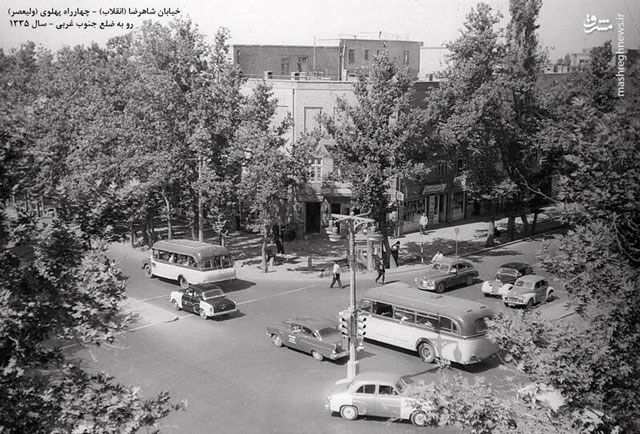 چهار راه ولیعصر تهران، ۶۰ سال قبل!