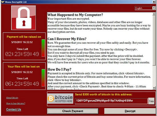 باج‌افزار مخرب WannaCry متوقف شد