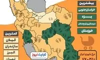 زاد و ولد در کدام استان‌ها بیشتر است؟
