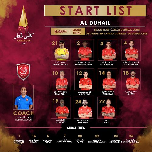 حضور علی کریمی در فینال جام حذفی قطر