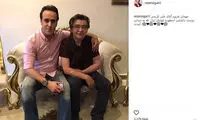 علی کریمی به دیدن بازیگر پیشکسوت رفت