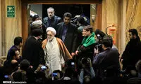 مراسم وداع با پیکر آیت‌الله هاشمی شاهرودی