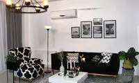 دکوراسیون منزل سیاه و سفید حورا و علی را ببینید