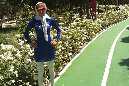 ماندانا دهقانی، اولین زن لژیونر دوچرخه سواری ایران
