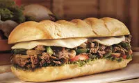 ساندویچ استیک با فیله گاو