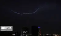 پدیده «رعد و برق» در آسمان پایتخت