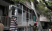 مرگ پیرمرد معلول در آتش‌سوزی شمال تهران