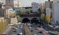احداث ساختمان روی «تونل رسالت»! +عکس