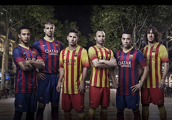 پیراهن جدید بارسلونا رونمایی شد +عکس