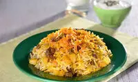 طرز تهیه قنبیدپلو قم با کلم قمری و گوشت قلقلی