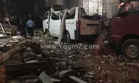 انفجار بمب نزدیک اهرام مصر +عکس