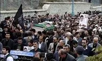 پیکر فرزند محسن رضایی تشییع شد / تصاویر