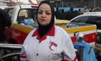 نجاتگران خانم در امدادرسانی حادثه پلاسکو