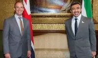 گفت‌وگوی بن‌زاید و دومینیک راب درباره ایران