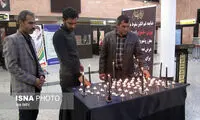 روشن کردن شمع به یاد جانباختگان در یاسوج