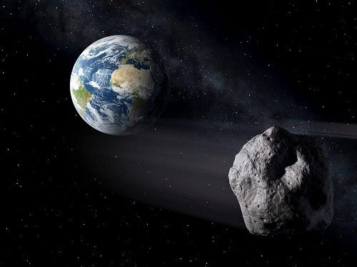 عبور سیارکی به بزرگی برج ایفل از کنار زمین
