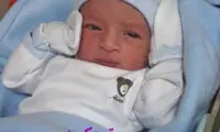 تصویری از فرزند تازه متولد شده محمد بنا