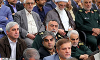 ابراهیم حاتمی‌کیا در دیدار مسئولان با رهبر انقلاب
