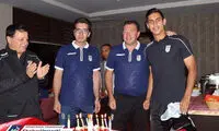 جشن تولد محمد نادری در اردوی تیم ملی