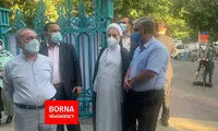 حضور ناطق نوری در حسینیه ارشاد